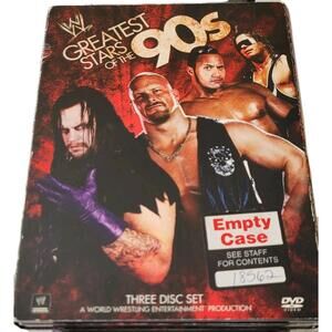 WWE Greatest Stars of the 90s [ DVD 2009 3-Disc Set ] Profesional Wrestling